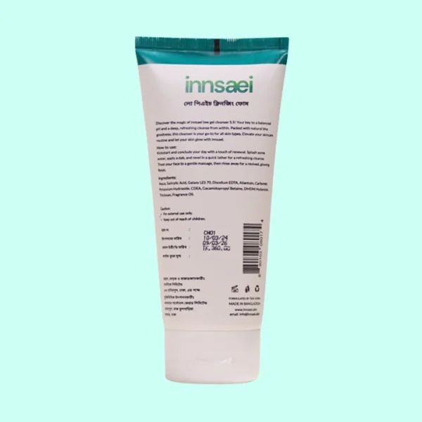 Innsaei Low pH Daily Gel Cleanser 5.5 Lavish Life