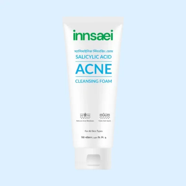 Innsaei Salicylic Acid Acne Solution Cleansing Foam Lavish Life