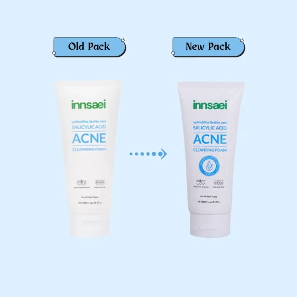 Innsaei Salicylic Acid Acne Solution Cleansing Foam Lavish Life